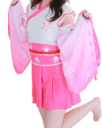 【064】ピンク巫女